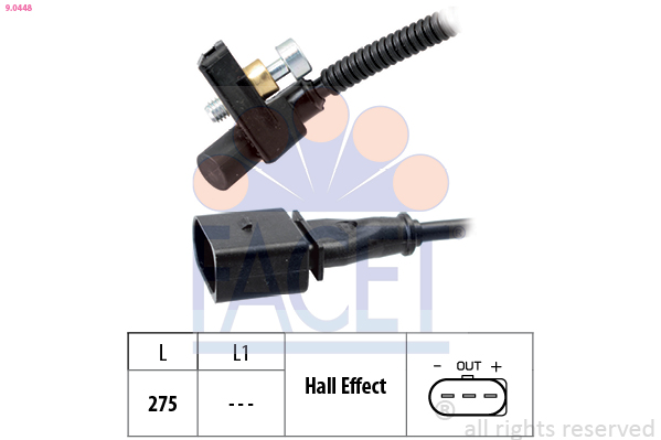 FACET Impulsgiver, krumtapaksel 90448 for VW