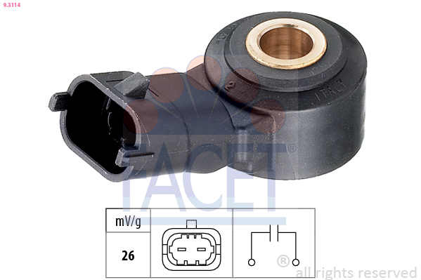 FACET Bankesensor 93114 for MERCEDES-BENZ SMART LAND ROVER