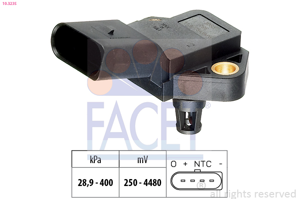 FACET Lufttrykssensor 103235 for VW MAN