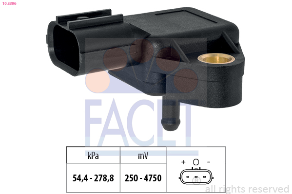 FACET Lufttrykssensor 103396 for MITSUBISHI