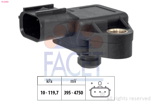 FACET Lufttrykssensor 103383 for MAZDA MITSUBISHI