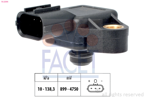 FACET Lufttrykssensor 103394 for SUBARU TOYOTA