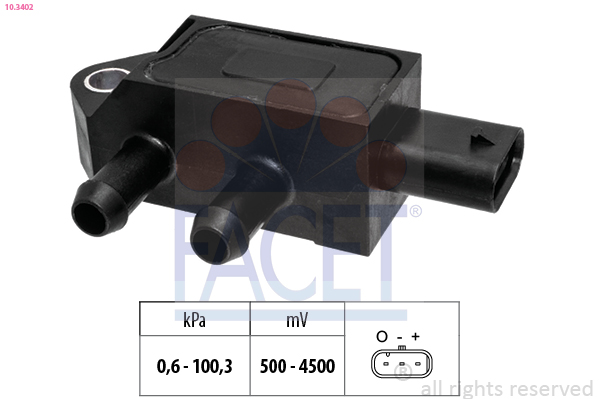 FACET Lufttrykssensor 103402 for MITSUBISHI