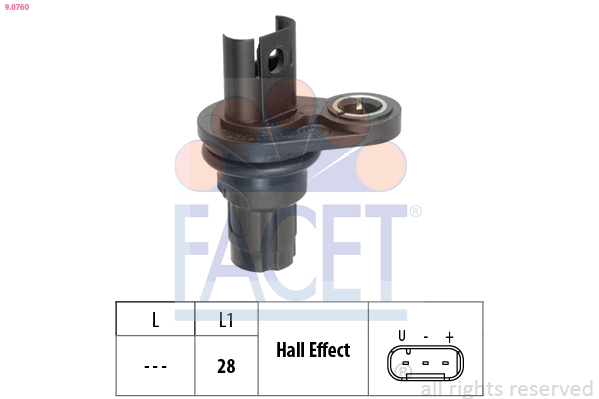 FACET Impulsgiver, krumtapaksel 90760 for BMW