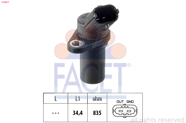 FACET 90837 for VOLVO RENAULT TRUCKS