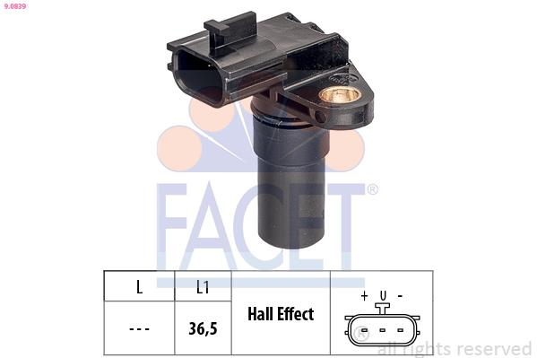 FACET Sensor, omdrejningstal 90839 for SUZUKI