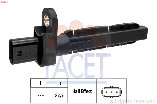 FACET Impulsgiver, krumtapaksel 90828 for VW