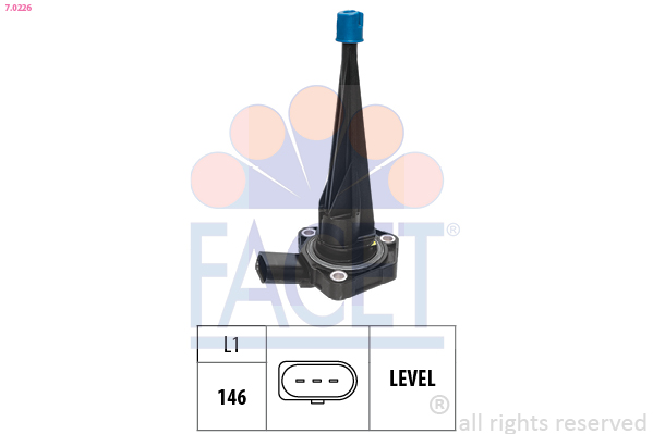 FACET Sensor, motorolieniveau 70226 for CUPRA