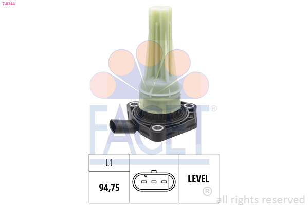 FACET Sensor, motorolieniveau 70244 for FORD CUPRA