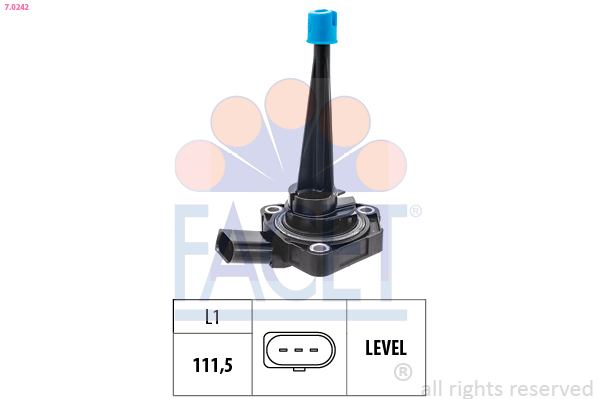 FACET Sensor, motorolieniveau 70242 for VW