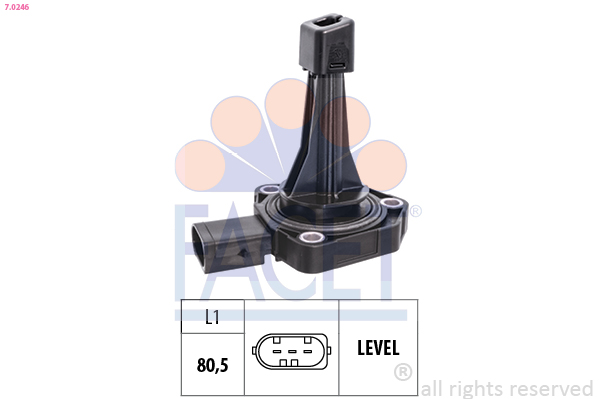 FACET Sensor, motorolieniveau 70246 for VOLVO FORD JAGUAR