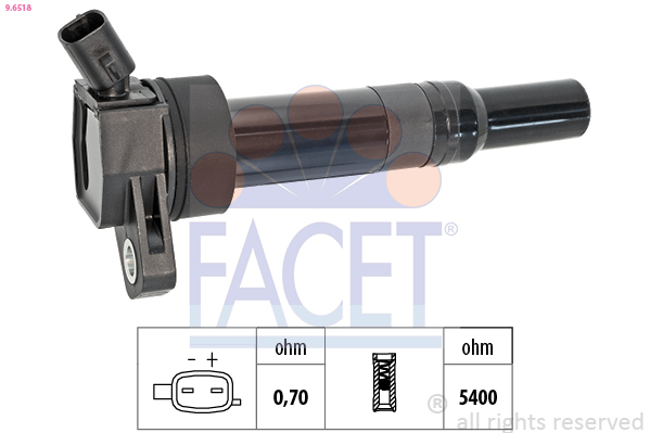 FACET Tændspole 96518 for KIA