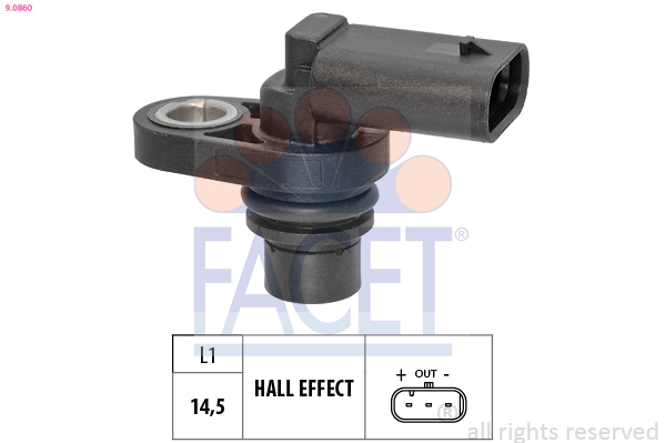 FACET Sensor, knastakselposition 90860 for MERCEDES-BENZ PORSCHE INFINITI