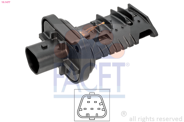 FACET Luftmængdesensor 101477 for OPEL GENERAL MOTORS SUZUKI