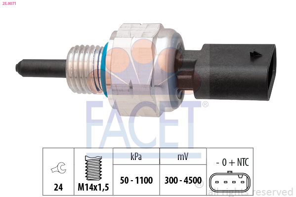 FACET Sensor, olietryk 250071 for GENESIS