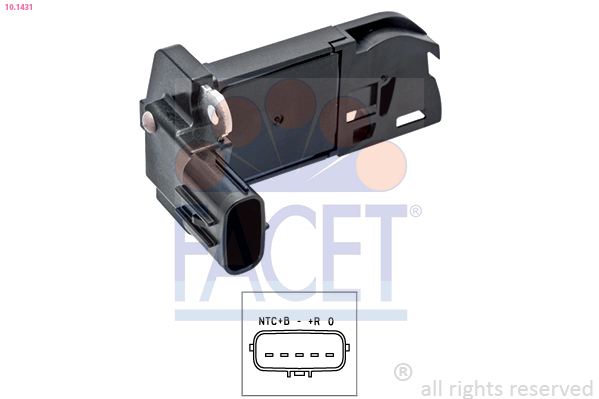 FACET Luftmængdesensor 101431 for TOYOTA
