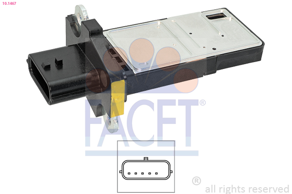 FACET Luftmængdesensor 101467 for INFINITI
