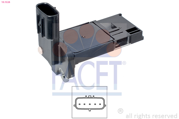 FACET Luftmængdesensor 101528 for ISUZU TOYOTA LEXUS SUBARU SUZUKI