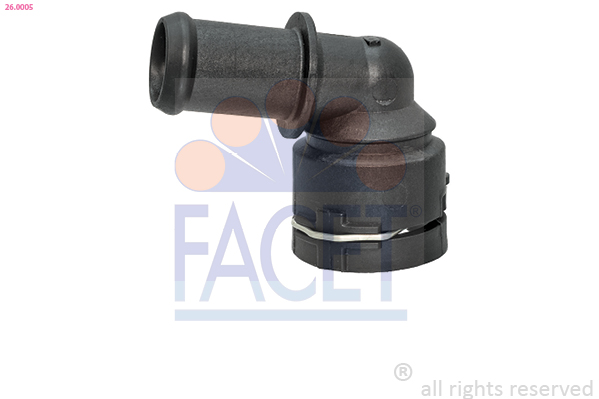 FACET Kølevæskeflange 260005 for SKODA