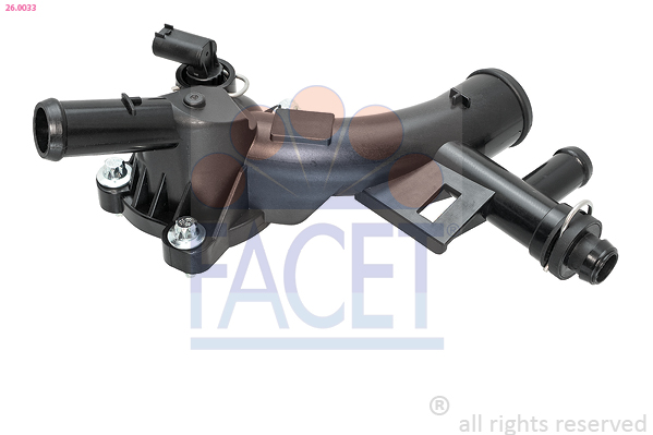 FACET Kølevæskeflange 260033 for CHEVROLET BUICK GENERAL MOTORS