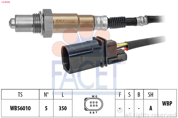 FACET Lambdasonde 108588 for KIA