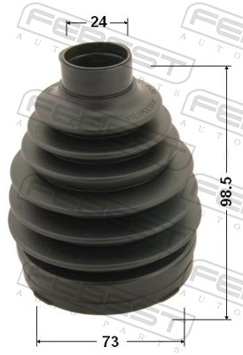 FEBEST Drivaksel Manchet 0817pb13 hjulsidet for SAAB BMW MAZDA MITSUBISHI RENAULT SUBARU SUZUKI