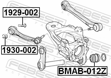 FEBEST Styrtkorrektionsskrue 1929002 for BMW