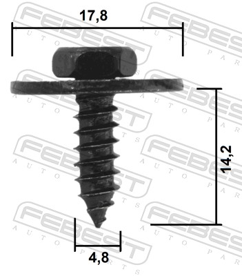 FEBEST Motor-/undervognsbeskyttelse 88570175 for BMW