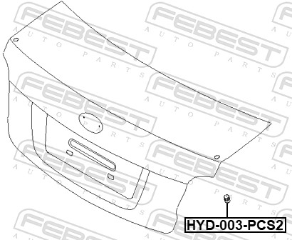 FEBEST Kofanger HYD-003-PCS2 bag for HYUNDAI