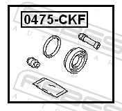 FEBEST Rep.sæt, bremsekaliper 0475ckf foraksel for TOYOTA DAIHATSU MITSUBISHI