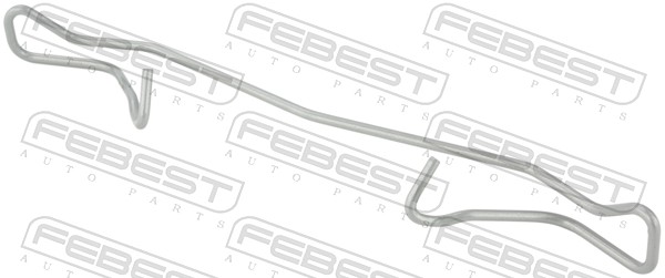FEBEST Fjeder, skivebremseklodser 0303001 foran for FORD OPEL VOLVO ALFAROME/FIAT/LANCI GENERAL MOTORS HONDA RENAULT VAG CITROËN/PEUGEOT