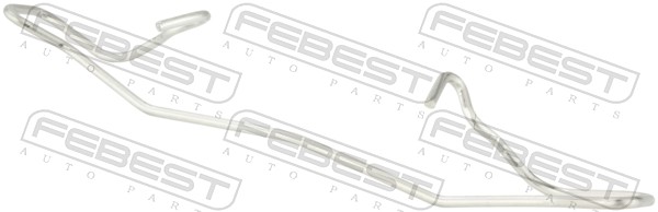 FEBEST Fjeder, skivebremseklodser 1603001 for MERCEDES-BENZ