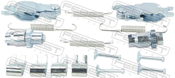 FEBEST Tilbehørssæt, parkeringsbremsebakker 2904-FLIIR-KIT for LAND ROVER
