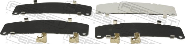 FEBEST Anti-hyl-folie, bremsebelægning (bagplade) 0103asu40f for TOYOTA