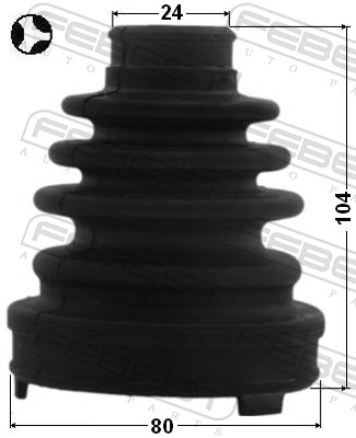 FEBEST Drivaksel Manchet 0115acv30lht gearkasse-monteret for TOYOTA