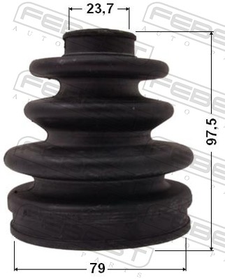FEBEST Drivaksel Manchet 0117090 hjulsidet for MITSUBISHI SUZUKI TOYOTA HYUNDAI