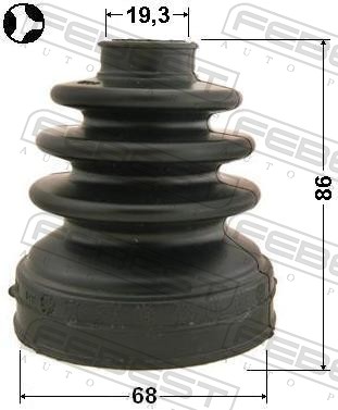 FEBEST Drivaksel Manchet 0215e11att gearkasse-monteret for OPEL ALFAROME/FIAT/LANCI GENERAL MOTORS MITSUBISHI NISSAN RENAULT TOYOTA HYUNDAI