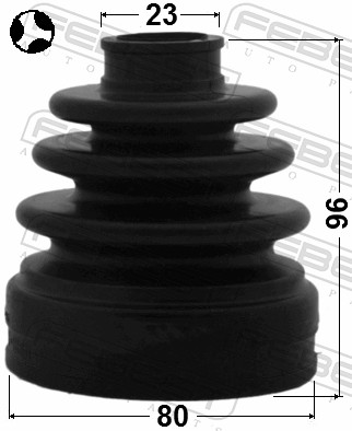 FEBEST Drivaksel Manchet 0215jj10et gearkasse-monteret for NISSAN RENAULT