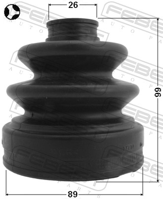 FEBEST Drivaksel Manchet 0215z50t gearkasse-monteret for NISSAN