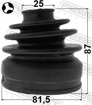 FEBEST Drivaksel Manchet 0415cy4alht gearkasse-monteret for CITROËN/PEUGEOT MITSUBISHI HYUNDAI