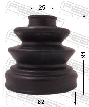 FEBEST Drivaksel Manchet 0415k94 gearkasse-monteret for FORD MAZDA MITSUBISHI NISSAN TOYOTA HYUNDAI