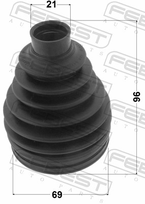 FEBEST Drivaksel Manchet 0517pdy3 hjulsidet for GEELY MAZDA HONDA MITSUBISHI TOYOTA HYUNDAI