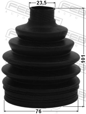 FEBEST Drivaksel Manchet 1217mc hjulsidet for HONDA RENAULT SUZUKI HYUNDAI