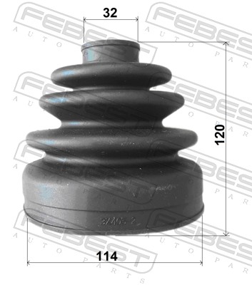 FEBEST Drivaksel Manchet 0417v75r hjulsidet for MITSUBISHI