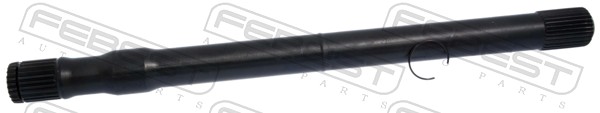 FEBEST Drivaksel 0112lc80rh højre foraksel for TOYOTA