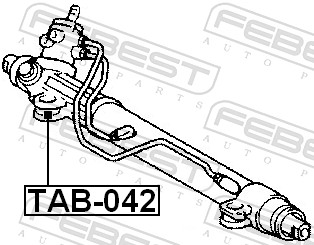 FEBEST Ophængning, styretøj tab042 for TOYOTA