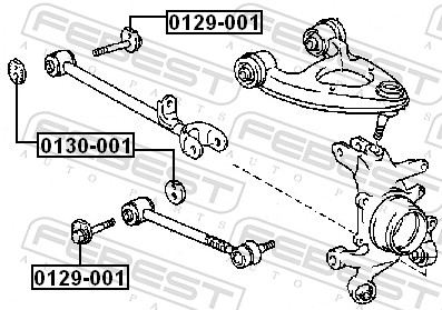 FEBEST Sims, aksel 0130001 for TOYOTA