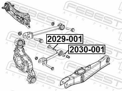 FEBEST Styrtkorrektionsskrue 2029001 for CHRYSLER ALFAROME/FIAT/LANCI