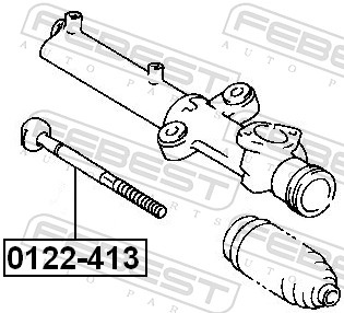 FEBEST Styrestang, inderste 0122423 foraksel for TOYOTA