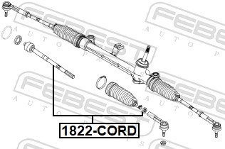 FEBEST Styrestang, inderste 1822cord foraksel for OPEL FORD GENERAL MOTORS